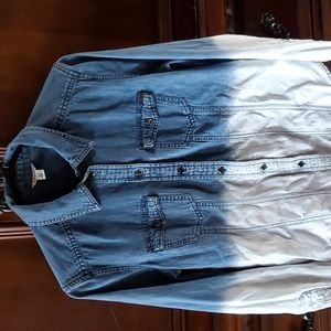 Calvin klein womens denim shirt